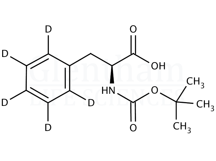 N-Boc-L-phenyl-d5-alanine Structure