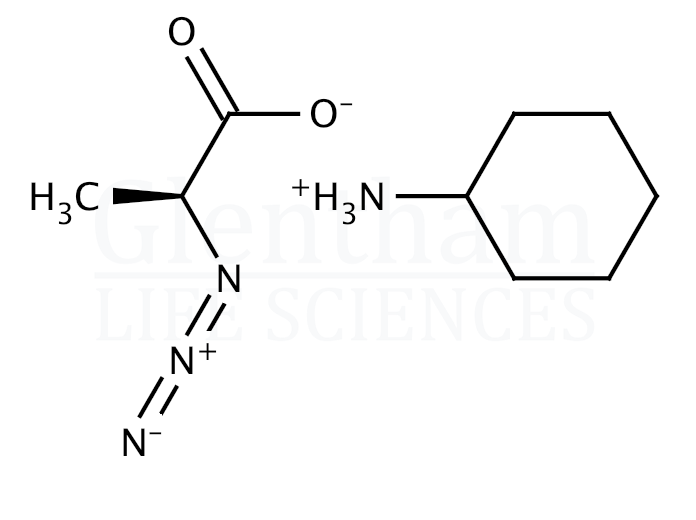 Structure for (S)-2-Azido-propionic acid cyclohexylammonium salt (1217462-58-2)