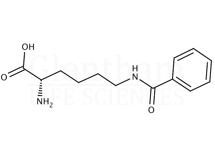 Structure for  N-epsilon-Benzoyl-L-lysine  (1219-46-1)