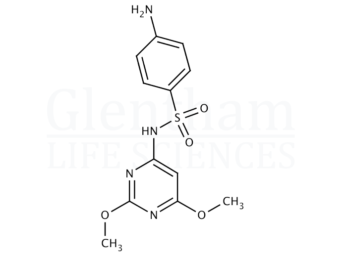 Structure for  Sulfadimethoxine  (122-11-2)