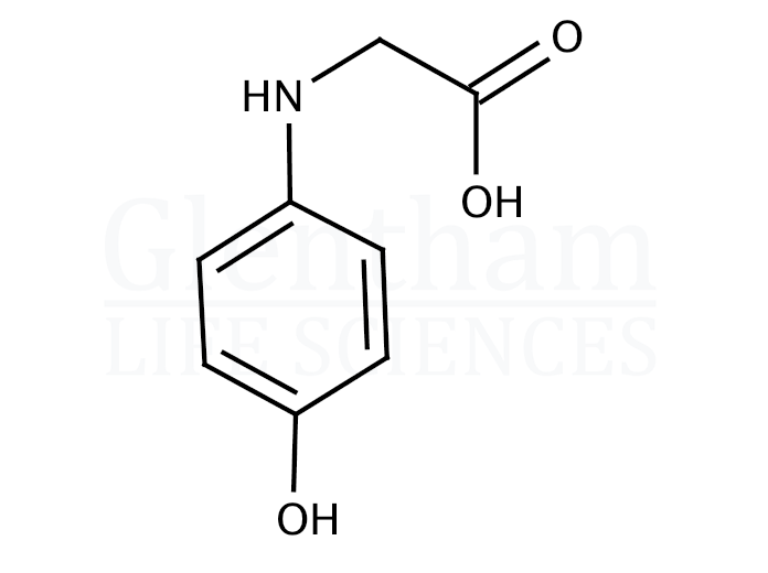 N-(4-Hydroxyphenyl)glycine  Structure