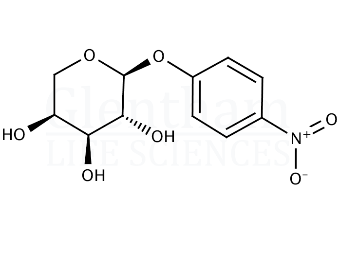 4-Nitrophenyl a-L-arabinopyranoside Structure