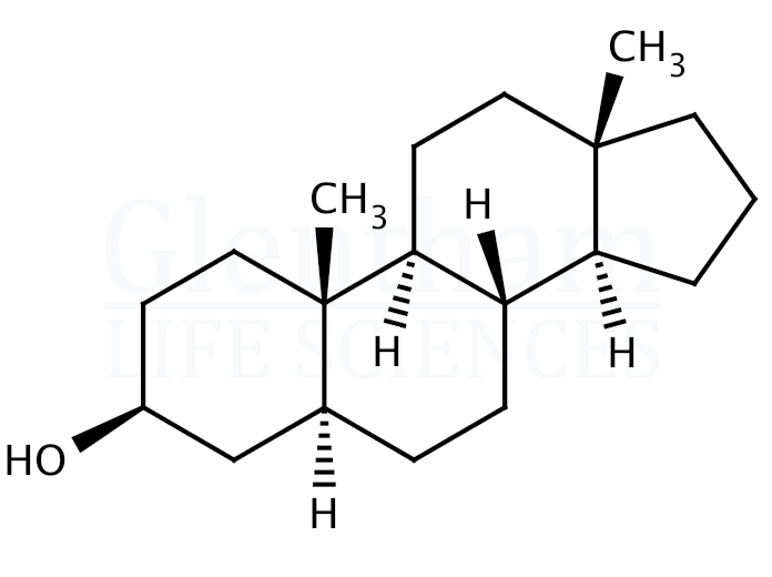 Structure for 5α-Androstan-3β-ol 