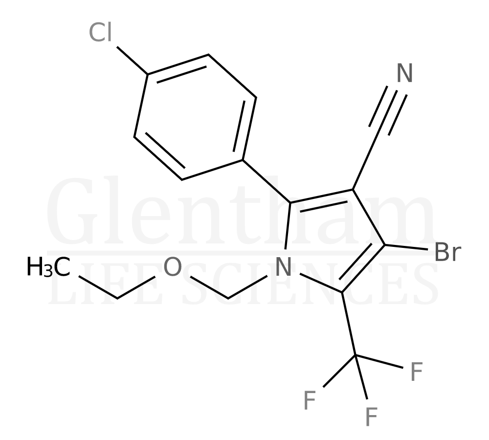 Structure for  Chlorfenapyr  (122453-73-0)
