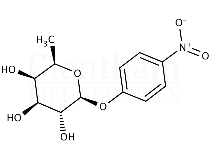 4-Nitrophenyl b-D-fucopyranoside Structure