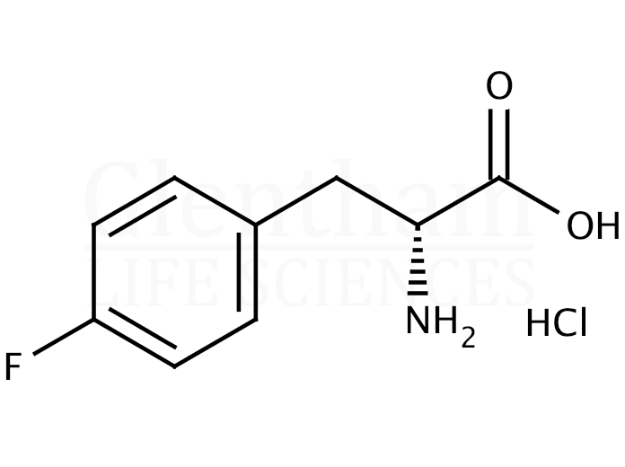 4-Fluoro-D-phenylalanine hydrochloride Structure