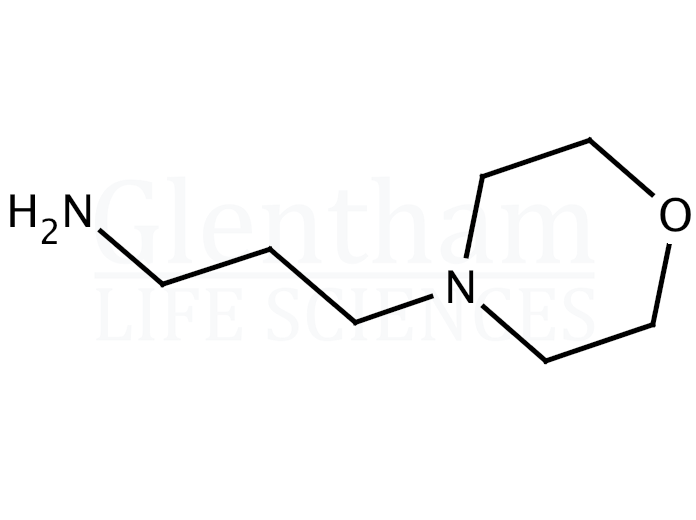 Structure for N-(3-Aminopropyl)morpholine (AMP) (123-00-2)