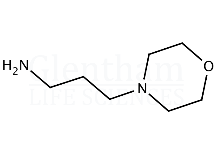 Structure for  N-(3-Aminopropyl)morpholine (AMP)  (123-00-2)