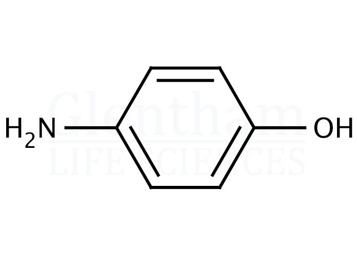 Structure for 4-Aminophenol (123-30-8)