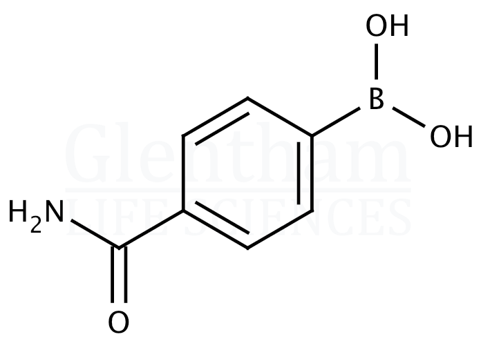 4-Aminocarbonylphenylboronic acid Structure