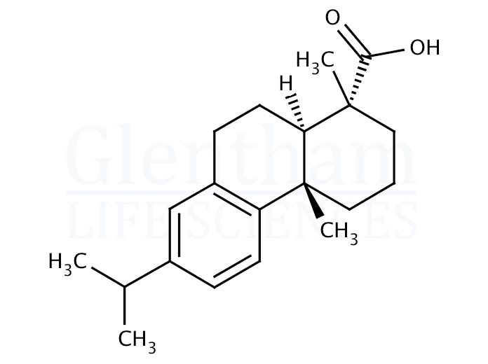 (+)-Dehydroabietic acid Structure