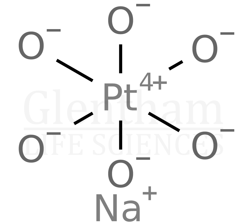 Sodium hexahydroxyplatinate(IV); 99.95% (metals basis) Structure