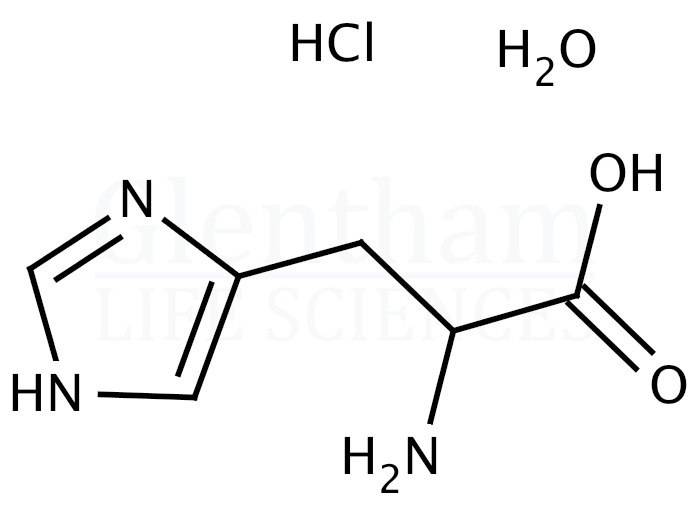 Structure for DL-Histidine monohydrochloride monohydrate