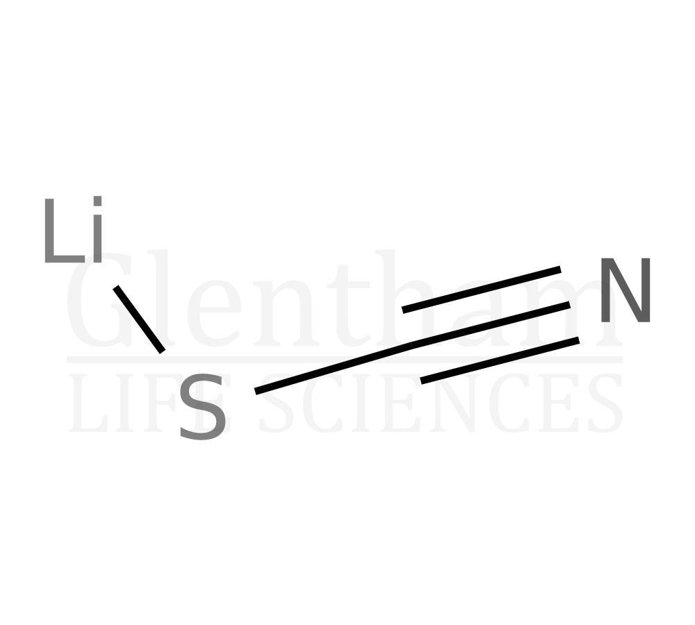 Lithium thiocyanate hydrate Structure