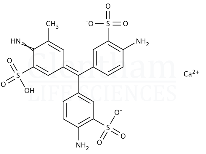 Strcuture for Acid Fuchsin calcium salt