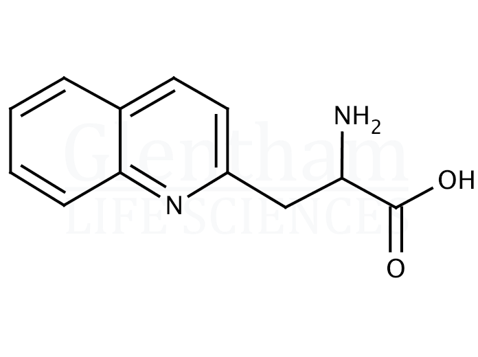 Structure for 3-(2-Quinolyl)-DL-alanine    (123761-12-6)