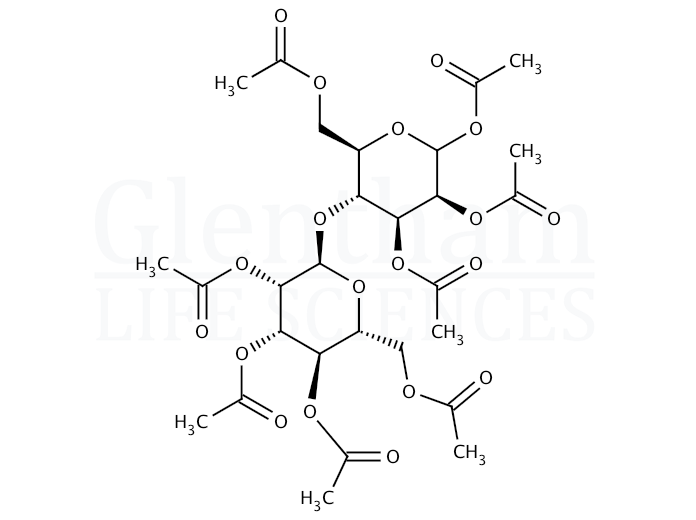 4-O-(2,3,4,6-Tetra-O-acetyl-α-D-mannopyranosyl)-D-mannopyranose tetraacetate Structure