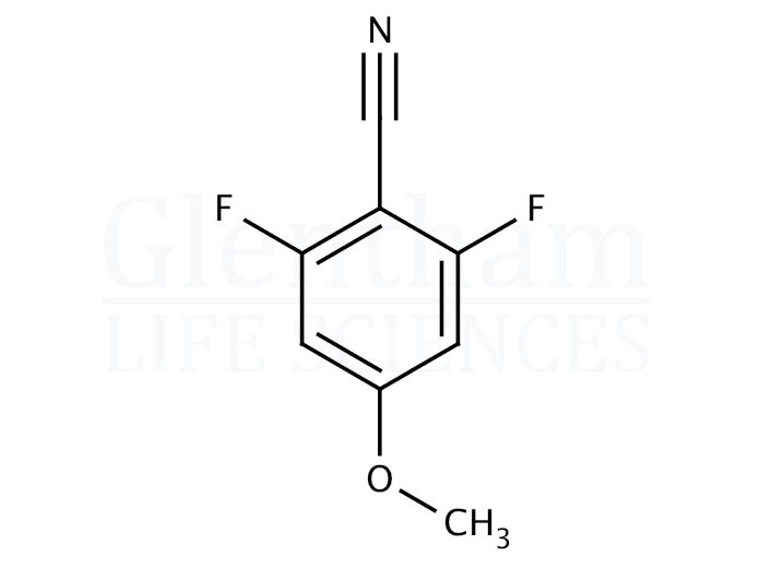 2,6-Difluoro-4-methoxybenzonitrile Structure