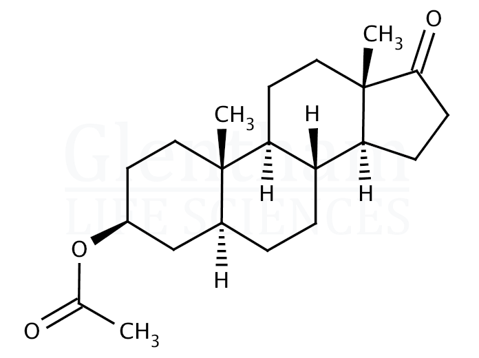 Epiandrosterone acetate Structure