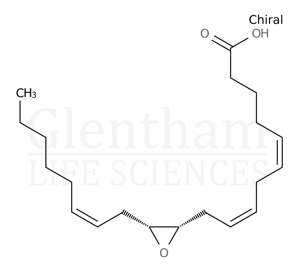 Structure for 11,12-Epoxy-(5Z,8Z,14Z)-eicosatrienoic acid
