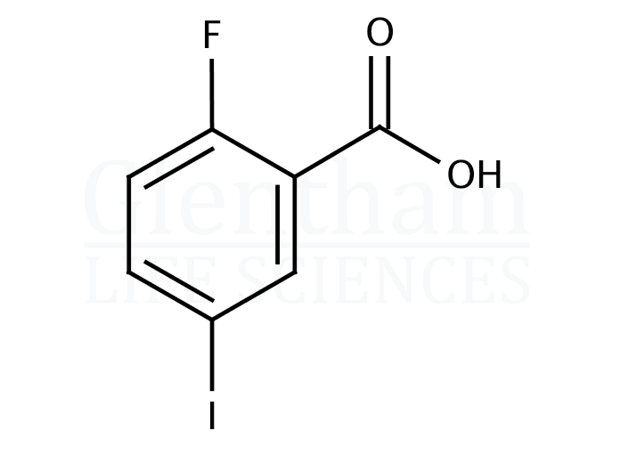 Structure for 2-Fluoro-5-iodobenzoic acid