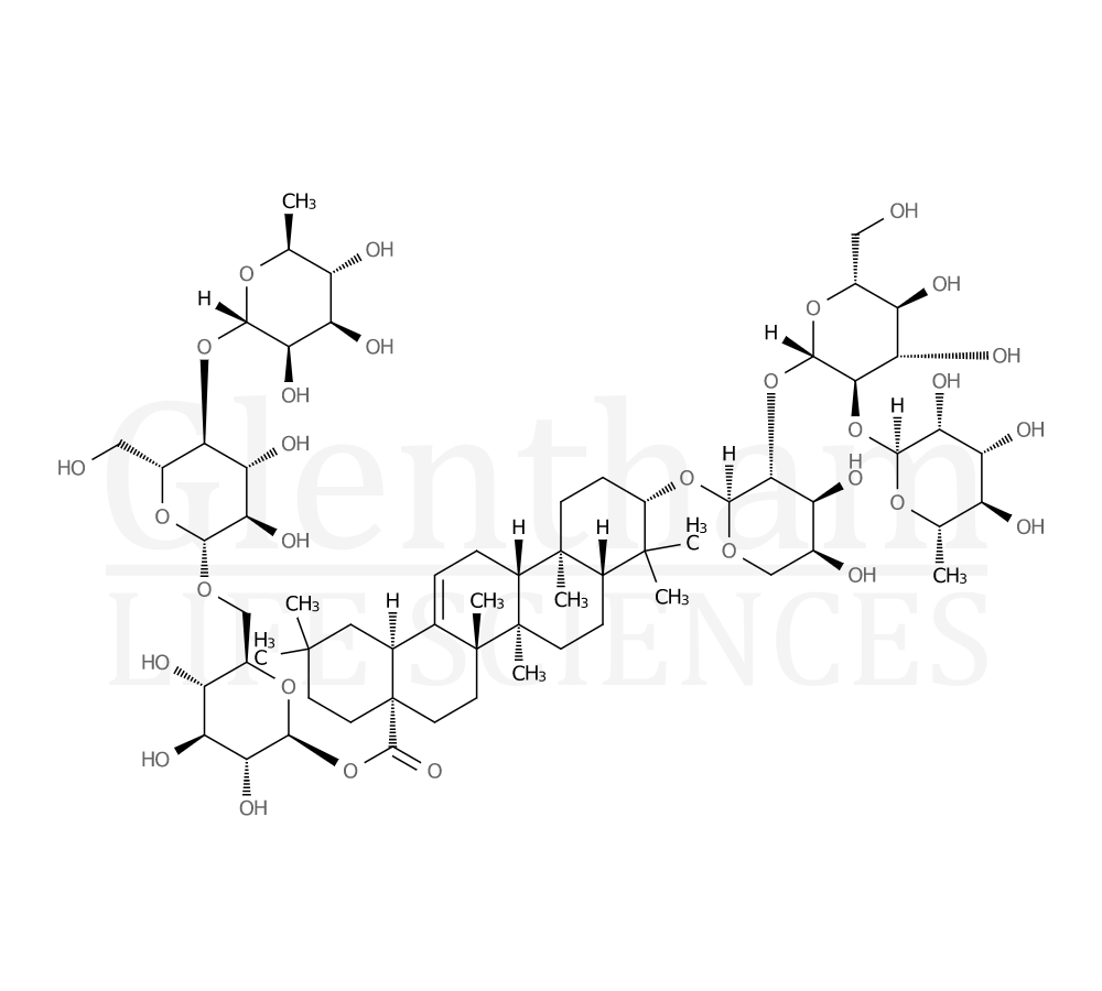 Structure for Raddeanoside R8 (124961-61-1)