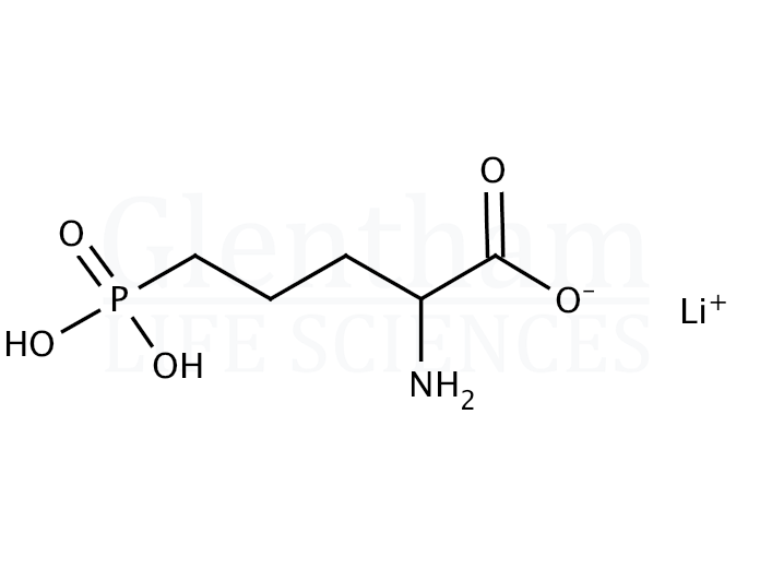 DL-2-Amino-5-phosphonovaleric acid lithium salt  Structure