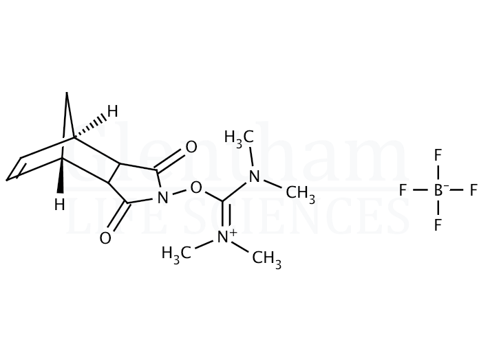 Structure for O-(5-Norbornene-2,3-dicarboximido)-tetramethyluronium tetrafluoroborate (TNTU)