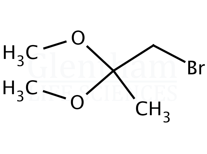 Structure for  1-Bromo-2,2-dimethoxypropane  (126-38-5)