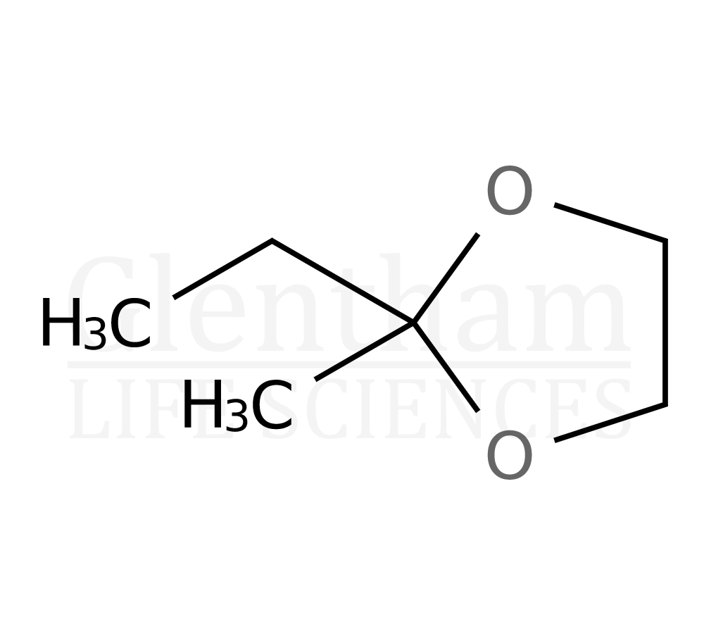 2-ethyl-2-methyl-1,3-dioxolane Structure