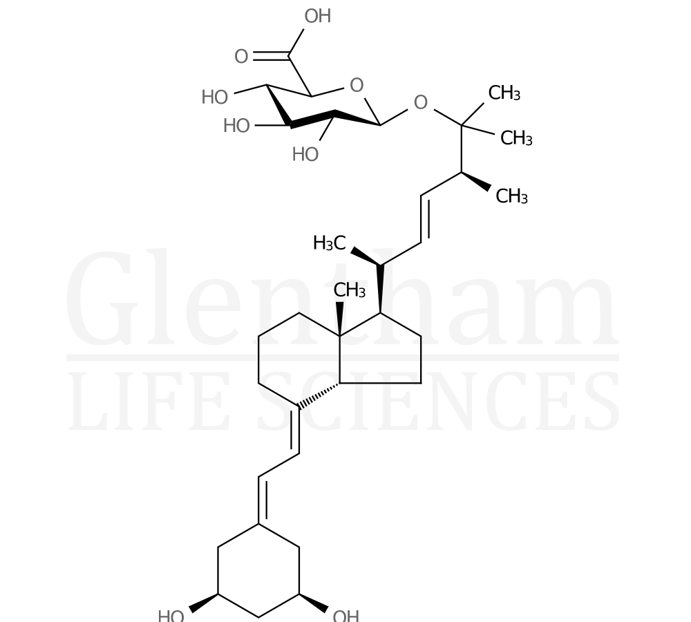 Paricalcitol 25-b-D-glucuronide Structure