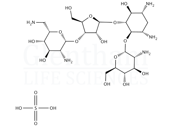 Structure for Paromomycin sulfate salt (1263-89-4)
