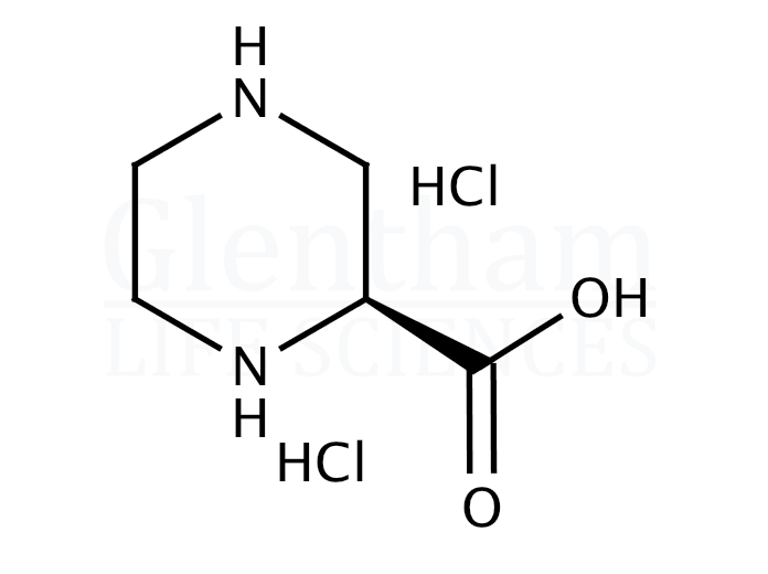 (R)-(+)-Piperazine-2-carboxylic acid dihydrochloride Structure