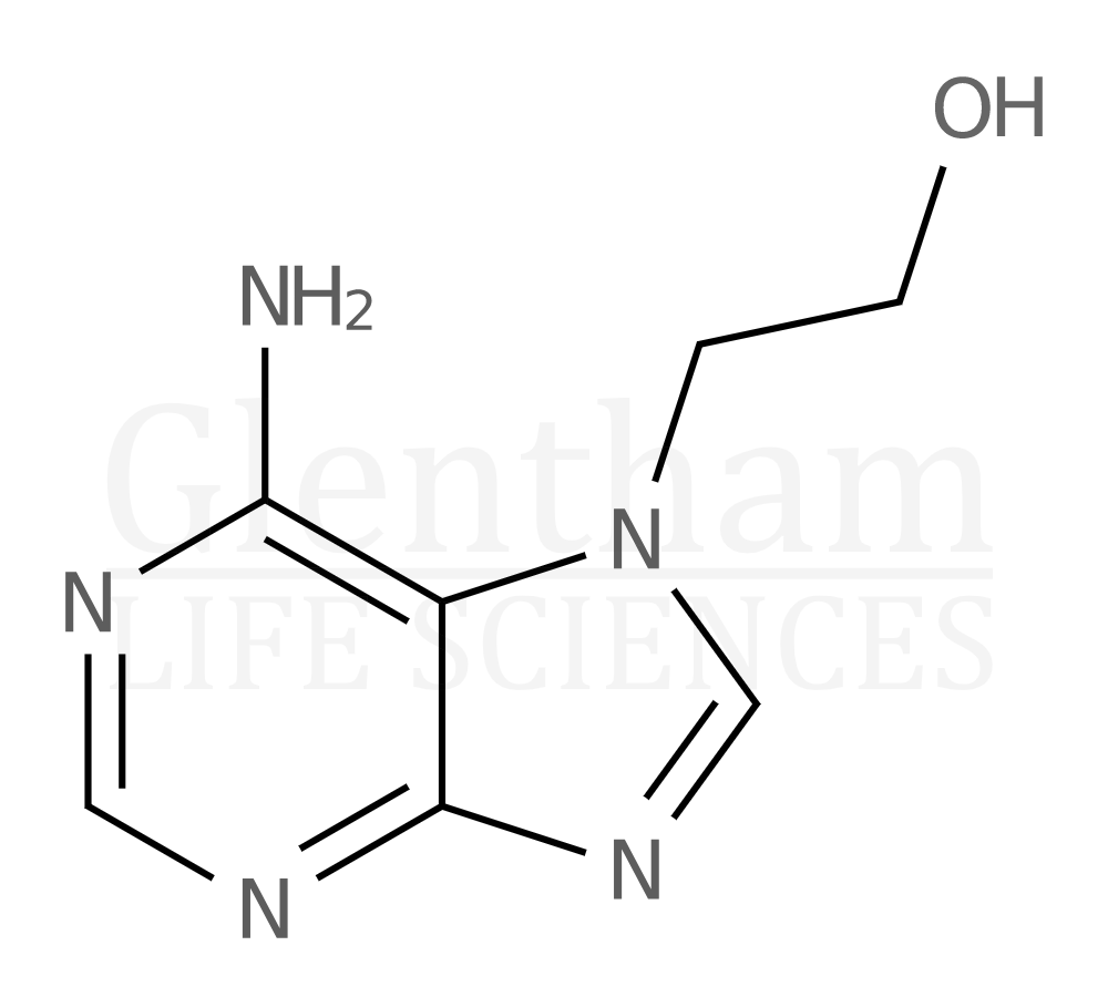 N7-(2-Hydroxyethyl)adenine Structure