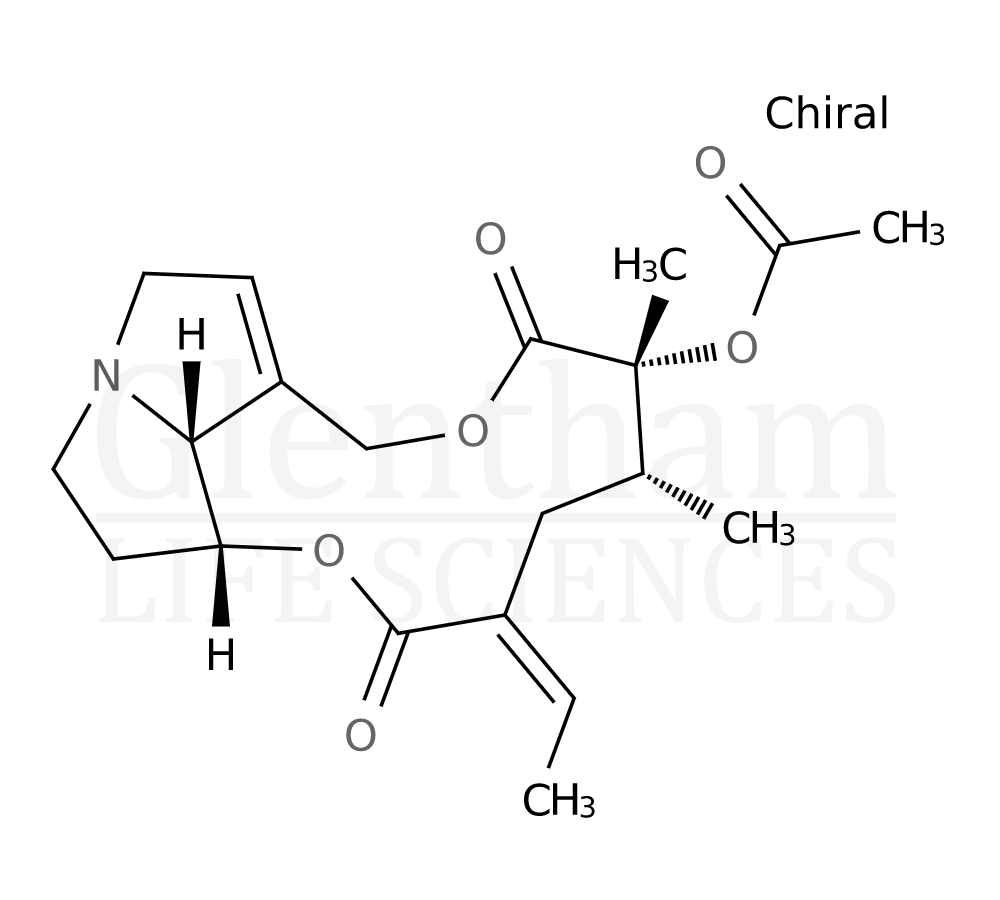Structure for Senecionine acetate