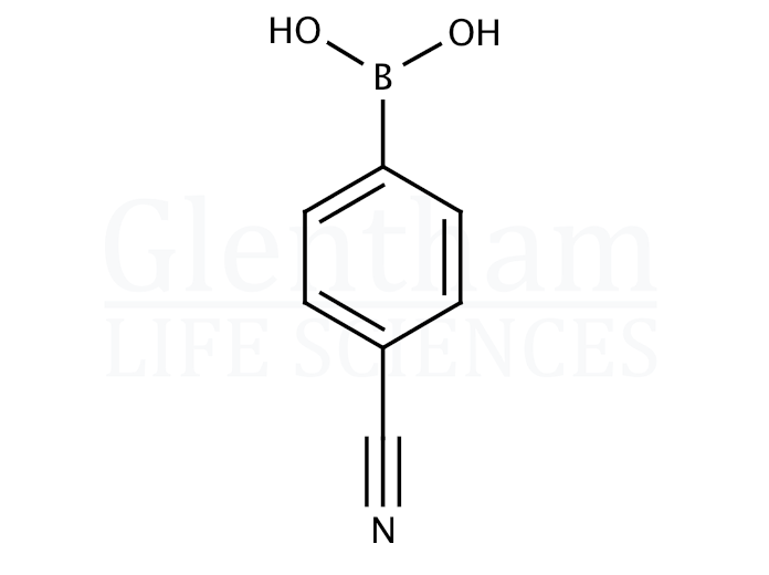 4-Cyanophenylboronic acid Structure