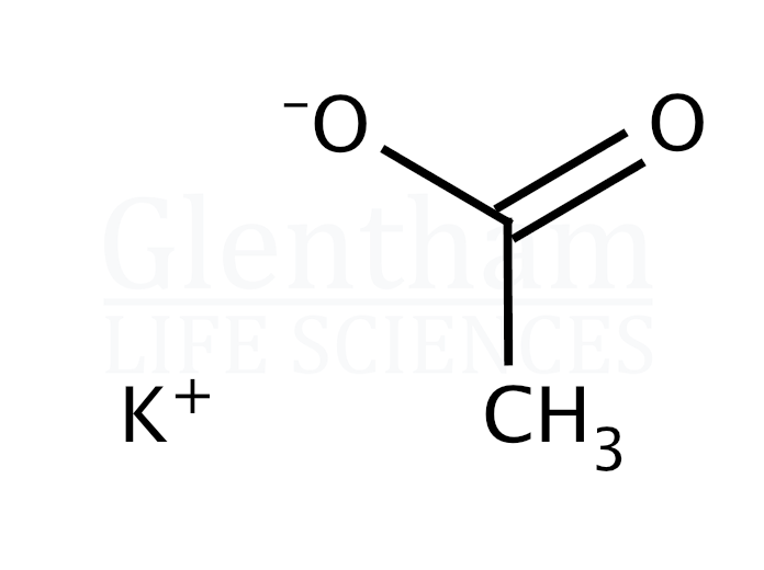 Structure for Potassium acetate, 98%