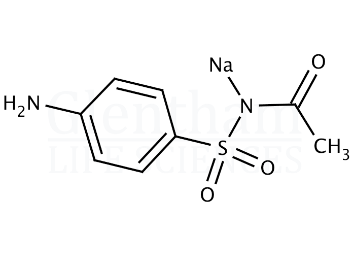 Structure for Sulfacetamide sodium salt hydrate, USP grade (127-56-0)