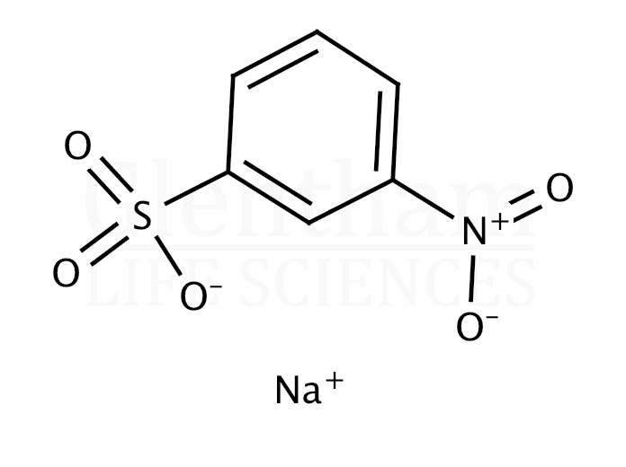 Structure for  3-Nitrobenzenesulfonic acid sodium salt  (127-68-4)