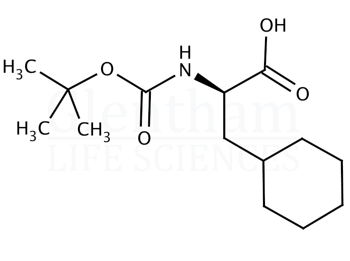 Boc-D-Cha-OH hydrate Structure