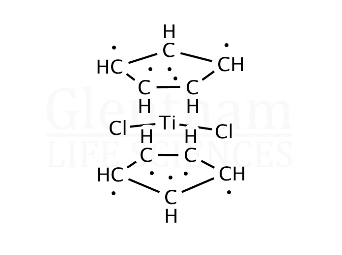 Structure for Bis(cyclopentadienyl)titanium dichloride