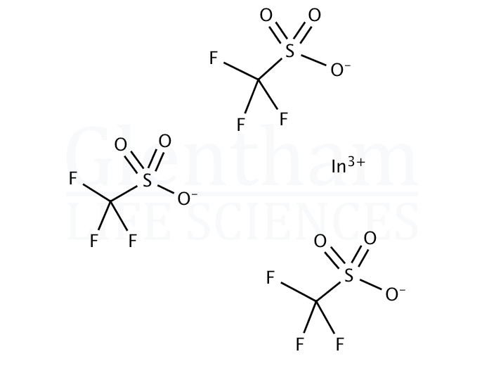 Indium(lll) trifluoromethanesulfonate Structure