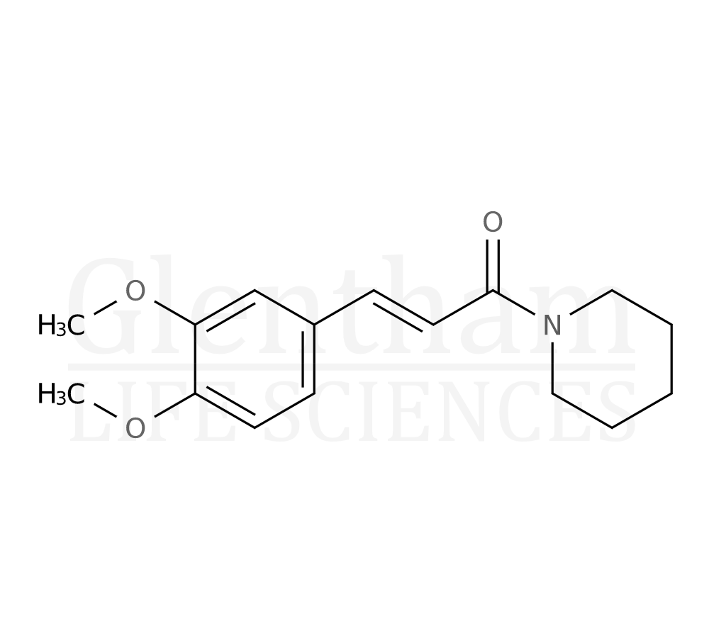 Structure for 1-(3,4-Dimethoxycinnamoyl)piperidine