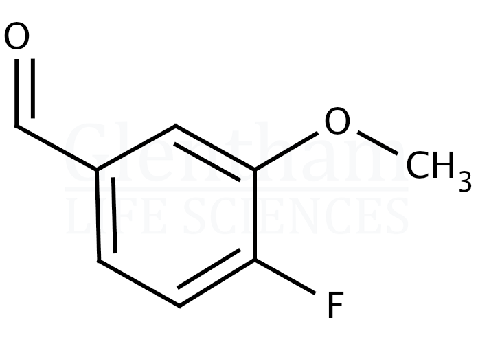 Structure for 4-Fluoro-3-methoxybenzaldehyde