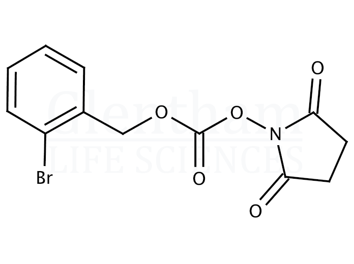 Structure for N-(2-Bromobenzyloxycarbonyloxy)succinimide (Z-(2-Br)-OSu)