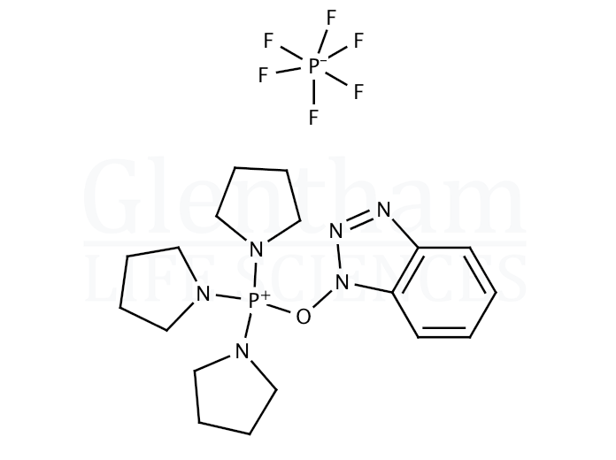 Structure for Benzotriazole-1-yl-oxy-tris-pyrrolidino-phosphonium hexafluorophosphate