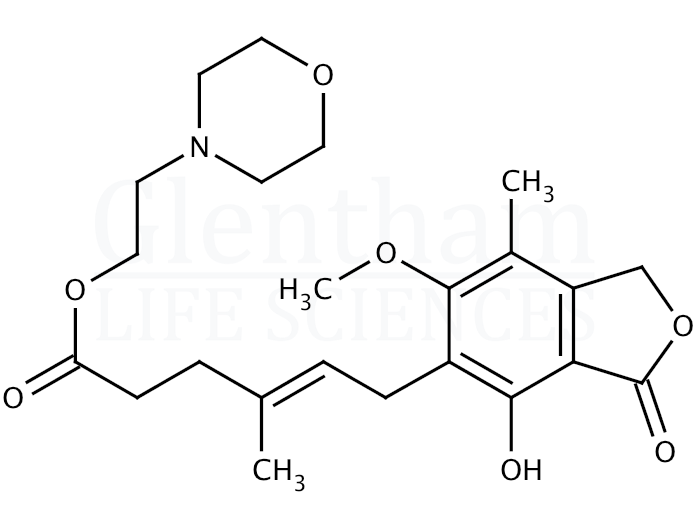 Structure for Mycophenolate mofetil (128794-94-5)