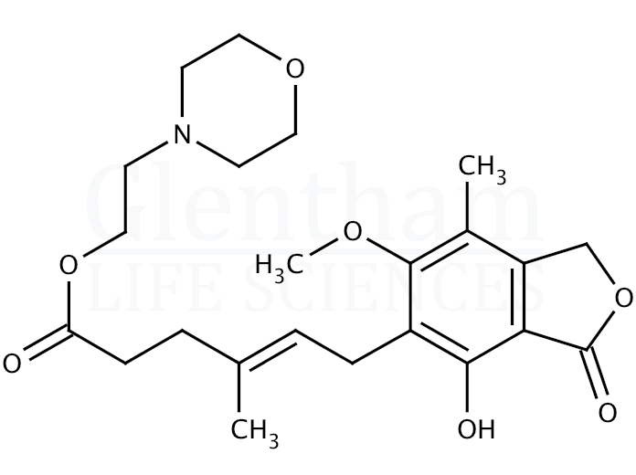 Mycophenolate mofetil Structure