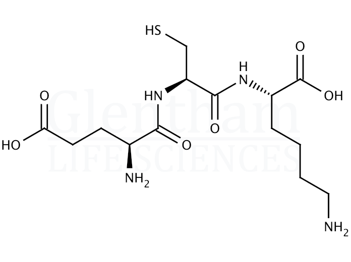 L-γ-Glutamyl-L-cysteinyl-L-lysine Structure
