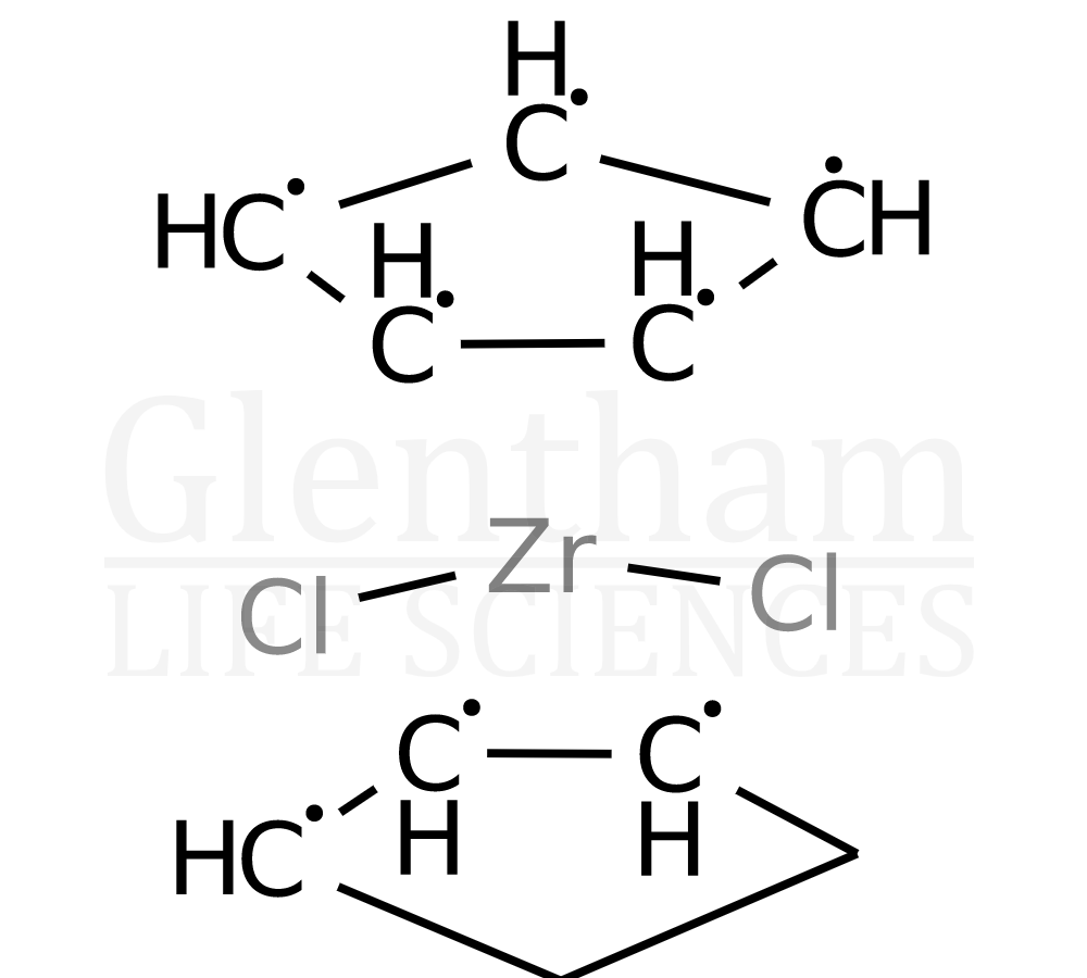 Bis(cyclopentadienyl)zirconium dichloride, 97+% Structure